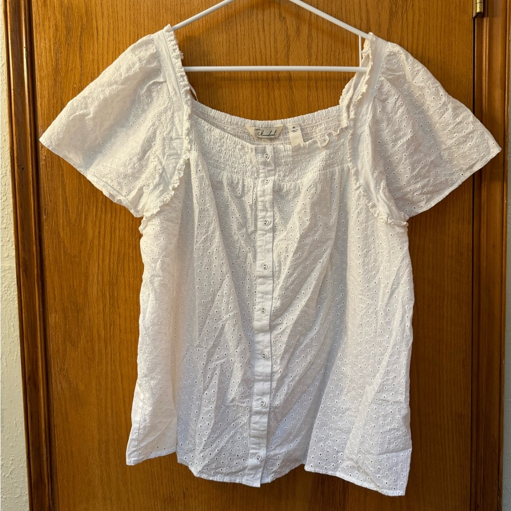 Caffe Marrakesh Xl White Blouse